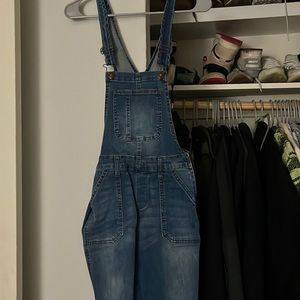 Denim overalls